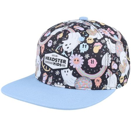 Headster - Svart snapback Keps - Kids Boo Black Snapback @ Hatstore