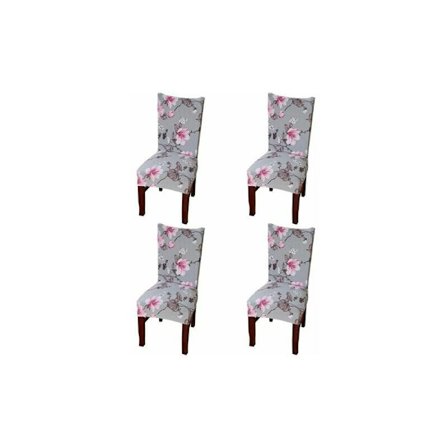 4 st Stretch Stolsöverdrag, Stolsöverdrag Stolsöverdrag, Avtagbar Str