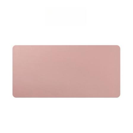 Skrivebordsmatte beskyttelsesfilm, stor musematte, bærbar PC-skrivebordsmatte/matte, vanntett skrivematte egnet for kontor og hjem (30*60cm, rosa