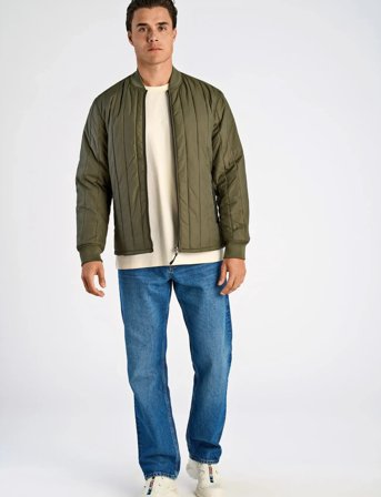 Lindbergh Quilted Jacket - Khaki green - S
