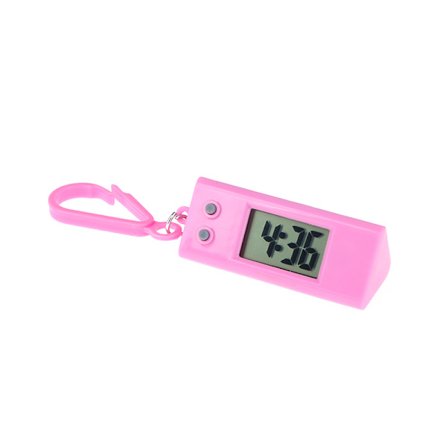 Mini elektronisk triangelklocka Unisex studentklocka watch nyckel
