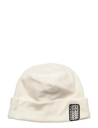 Fleece Beanie Accessories Headwear Beanies Hvit Rains