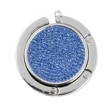 Runda hopfällbara väskkrokar Bordshängare BLÅ - spot sales