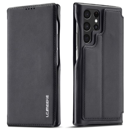 LC.IMEEKE Samsung Galaxy S22 Ultra 5G telefonfodral - Svart