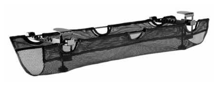 ICY BOX Desk Cable Tray Black 1 Pc(S)