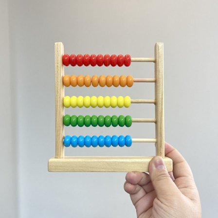 Træ Abacus Beregningsperler PLASTPERLER PLASTPERLER