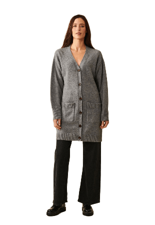 Jumperfabriken Asta Cardigan Tröjor Dam Grå XS