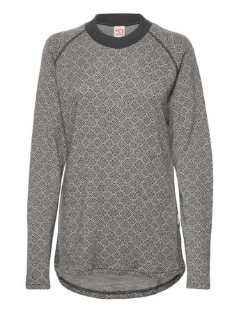 Voss Cashmere Mix Long Sleeve Base Layer Tops Multi/mønstret Kari Traa