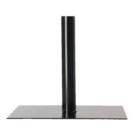 Støtte til fuglefodring og bad på jernpind - Sort - L 20,1 x B 20,1 x H 17,4 cm