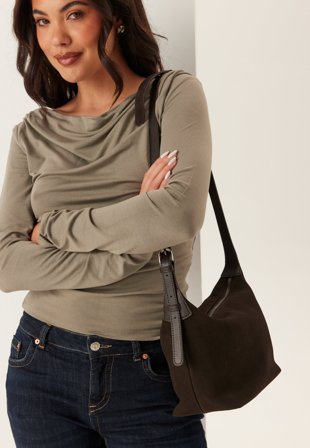 MAKE WAY-Suede Tote Bag-Onesize