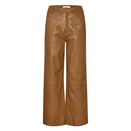 Gestuz AgataGZ MW culotte , Bruin , Dames , Maat: S Leren Broeken