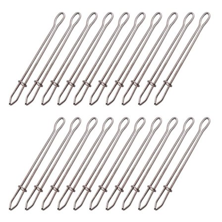 20 stk Easy Threaders Wearing Threaders Guide Elastisk tau