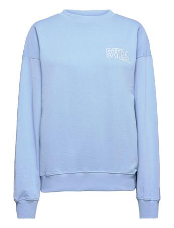 W. Over D Crew Neck Blue Svea