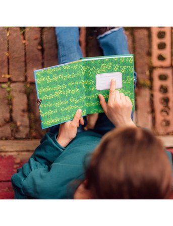 Eeboo Diary With Lock - Rainforest - Multi/patterned - ONE SIZE