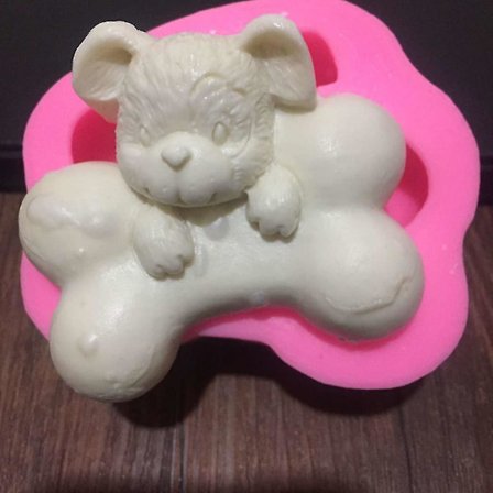 3d Hund Tuggben Form Form