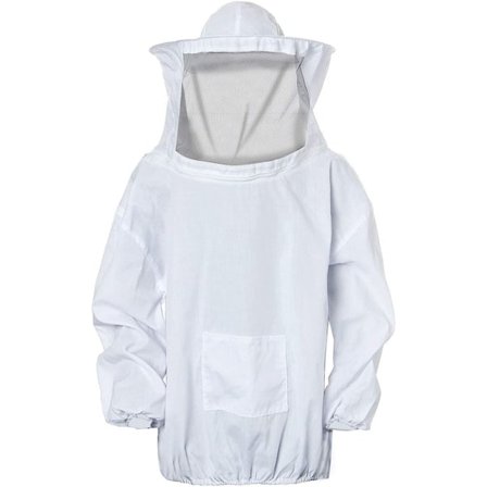 QU/Bi-dragt, professionel biskjoldelse, bi-hat med aftageligt slør, lynlås bi-dragt til biavlere