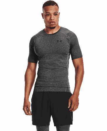 Under Armour HeatGear Armour Carbon Heather/Black