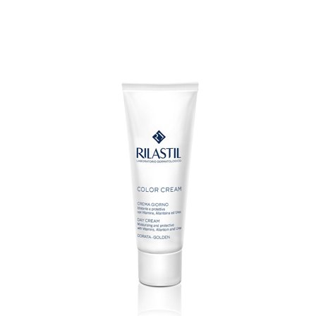 Rilastil Intensive Color Cream Crema Giorno Idratante e Protettiva - Dorata 30ml - Crema viso colorata idratante