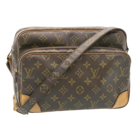 Louis Vuitton Vintage, Pre-owned Canvas louis-vuitton-bags Bruin, Dames, Maat:ONE Size