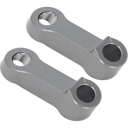 Motorcykel Spejl Forlænger Forlænger Aluminium (sølv) (2 stk)