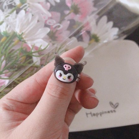 Cinnamorolls Anime Ring Justerbara Tillbehör och HelloKittys My