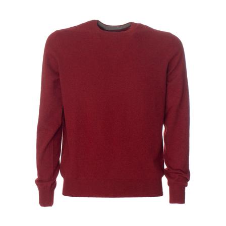 Gran Sasso, Crew Neck Sweater Rood, Heren, Maat:XL