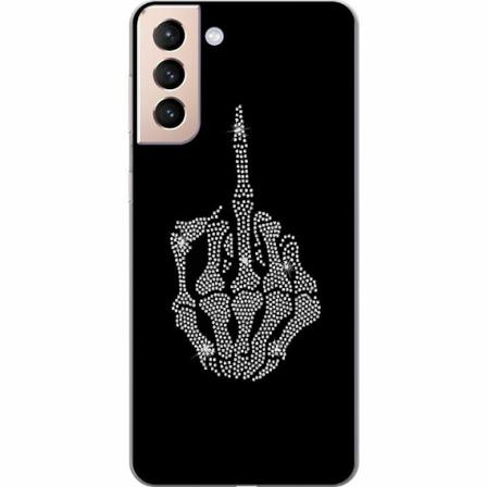 Samsung Galaxy S21 Mjukt Skal - Fuck You Bling