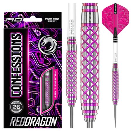 Confession Steel Tip Darts 26g | Red Dragon Darts