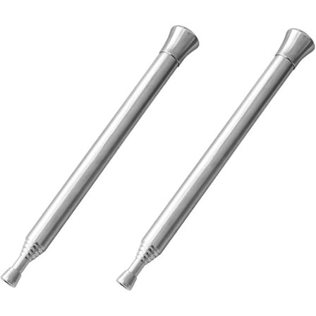 2 st Eldblåsrör Teleskopblås Eldrör Camping Blås Eldblåsrör Eldverktyg För Camping Resande Öppen spis