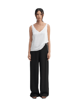 Ahlvar Gallery Shin Silk Tank Linnen Dam Vit XL