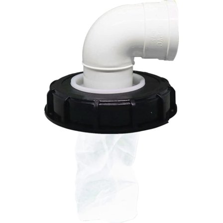 IC IBC Låsfilter, Vaskbart Nylon IBC Tanklokk med Lokk, IBC Tanktilbehør[HK]