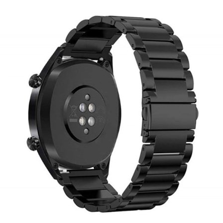 Huawei Watch GT 22mm three beads watch band - Svart