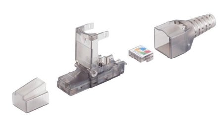 MicroConnect nettverkkontakt - hvit