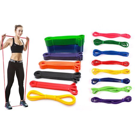 Heavy Duty Exercise Resistance Loop Set Bands Set Home Yoga Gy