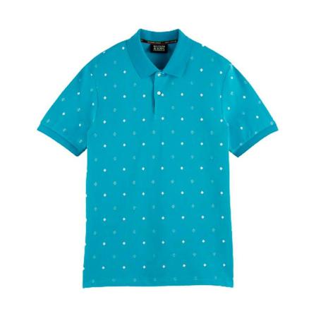 Scotch & Soda, Polo shirt Blauw, Heren, Maat:M
