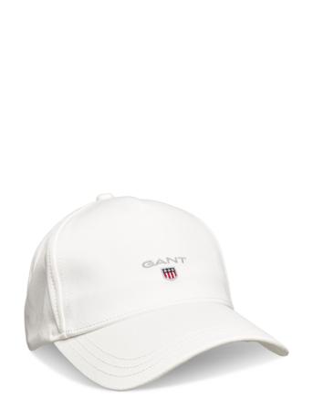 Original Shield Cap Accessories Headwear Caps Hvit GANT*Betinget Tilbud