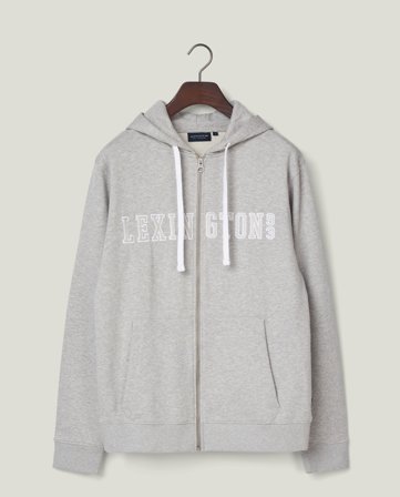 Lexington Legend Zip Hoodie, Hellgrau Melange
