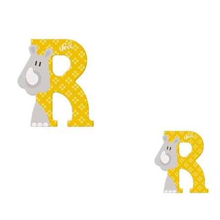 Sevi - Bokstaven R - Noshörning