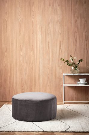 Jotex - Sittepuff, Diameter 70 Cm Grå - SHANGHAI - Kjøp Sittepuffer hos Jotex