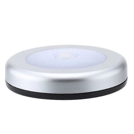 6LED Rörelsesensor Nattlampa för Vägg Garderob Korridor Skåp - 1st