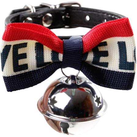 2 stycken kattkrage med klockor, justerbara kattungesäkerhetskragar med söt fluga och klocka - Justerbara söta kragar för vuxna kattungar