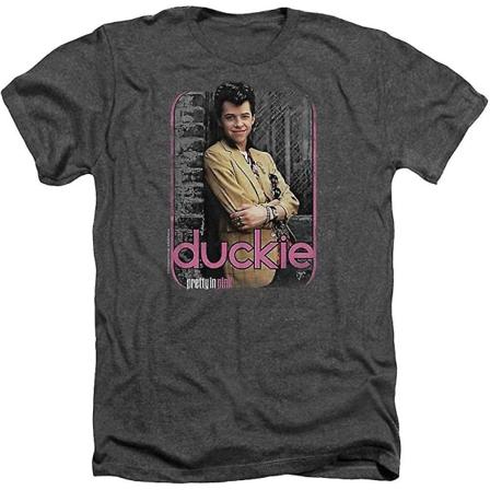 Pretty In Pink Romantisk Komedi Drama Film Just Duckie Vuxen Heather T-shirt T-shirt Grå S
