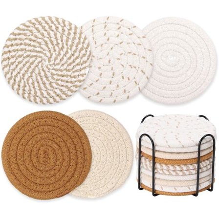 Imukykyiset lasinaluset, 10 kpl, kodin sisustukseen, 10 cm pyöreät juoma-alustat, pohjoismainen muotoilu