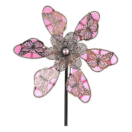 Sommerfugl Jern Vindmølle Have Dekoration Ornamenter