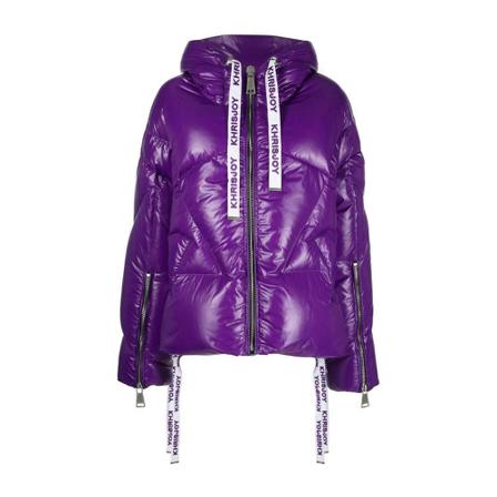 Khrisjoy, Khris Iconic Shiny Puffer Paars, Dames, Maat:S