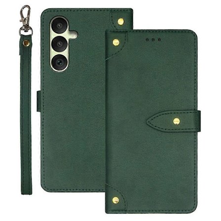 IDEWEI Suojakotelo Samsung Galaxy A35 5G:lle PU-nahkainen läppäkotelo korttipaikalla LGL