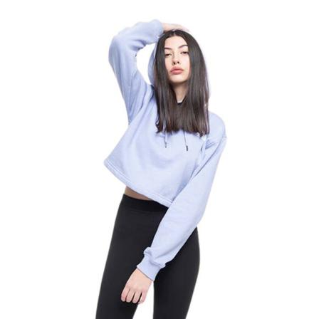 The North Face Women sweatshirt trend crop drop p/o hoodie nf0a53bvw23 Blå, Dame