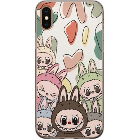 Kompatibelt Genomskinligt Skal till Apple iPhone XS Max Monsterfigur Samlarfigur Vinylleksak