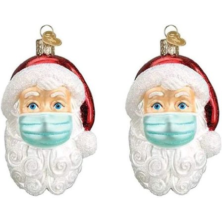 Vedhæng Julemand med maske, julepynt, juletræspynt Juletræsvedhæng Juletræspynt Julegaver