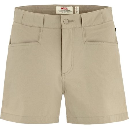 Fjällräven Women's High Coast Lite Shorts in Fossil | Size: 38, Recycled Polyamide
